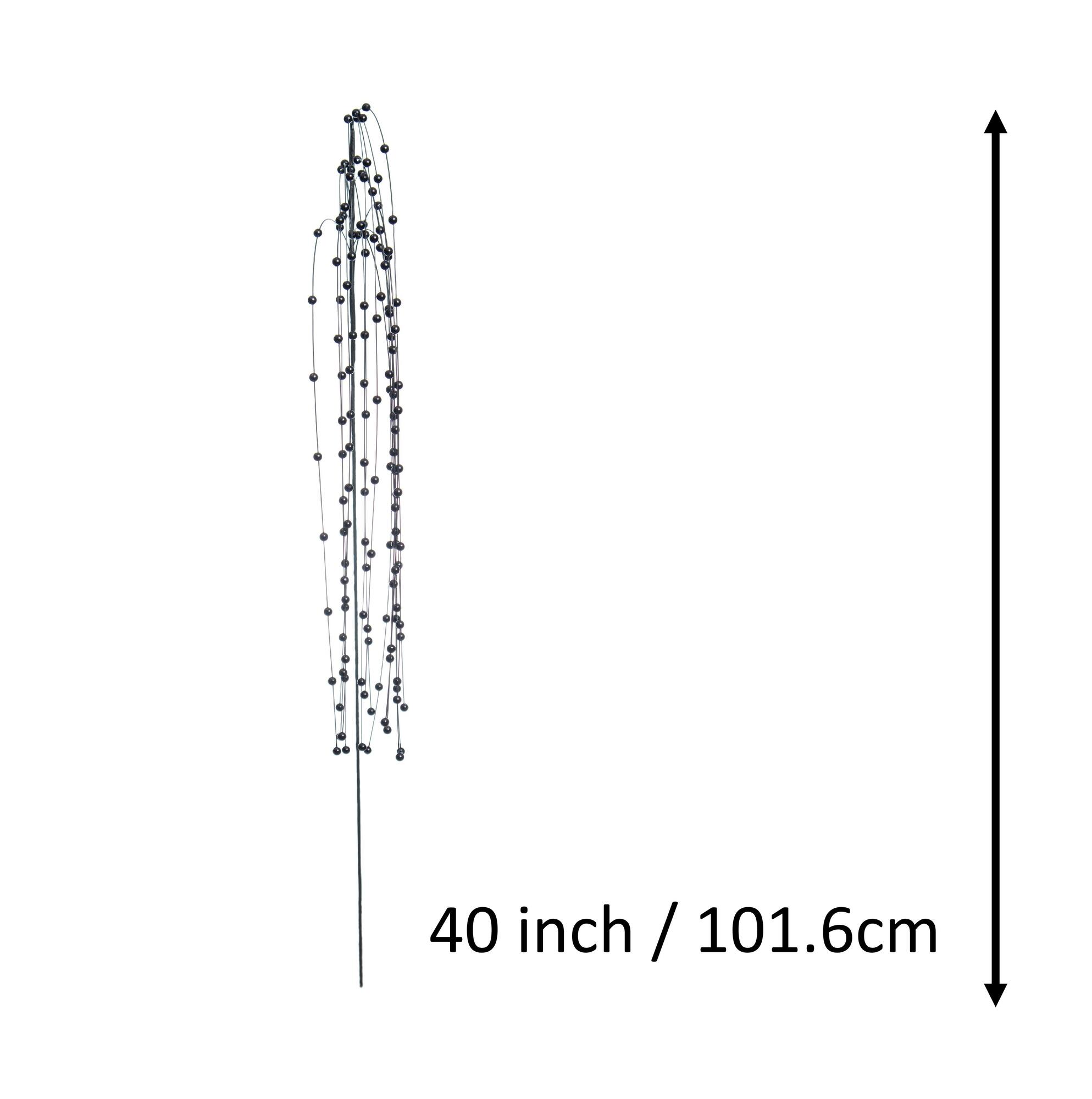 12 Pack: 40" Hanging Black Pearl Stem by Ashland®
